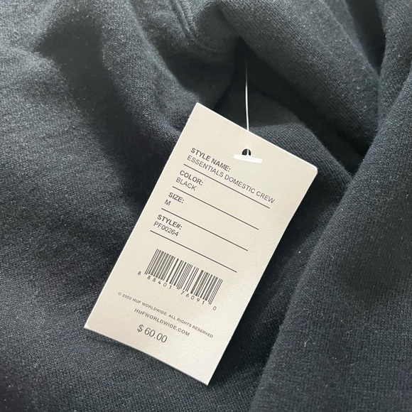 Huf - ESSENTIALS domestic crewneck sweater - Picture 3 of 4